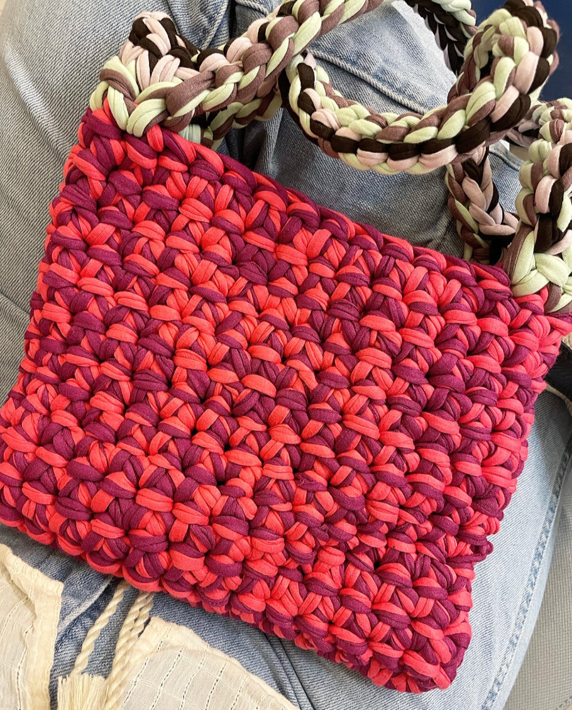 The Trendy Crochet Tote Bag