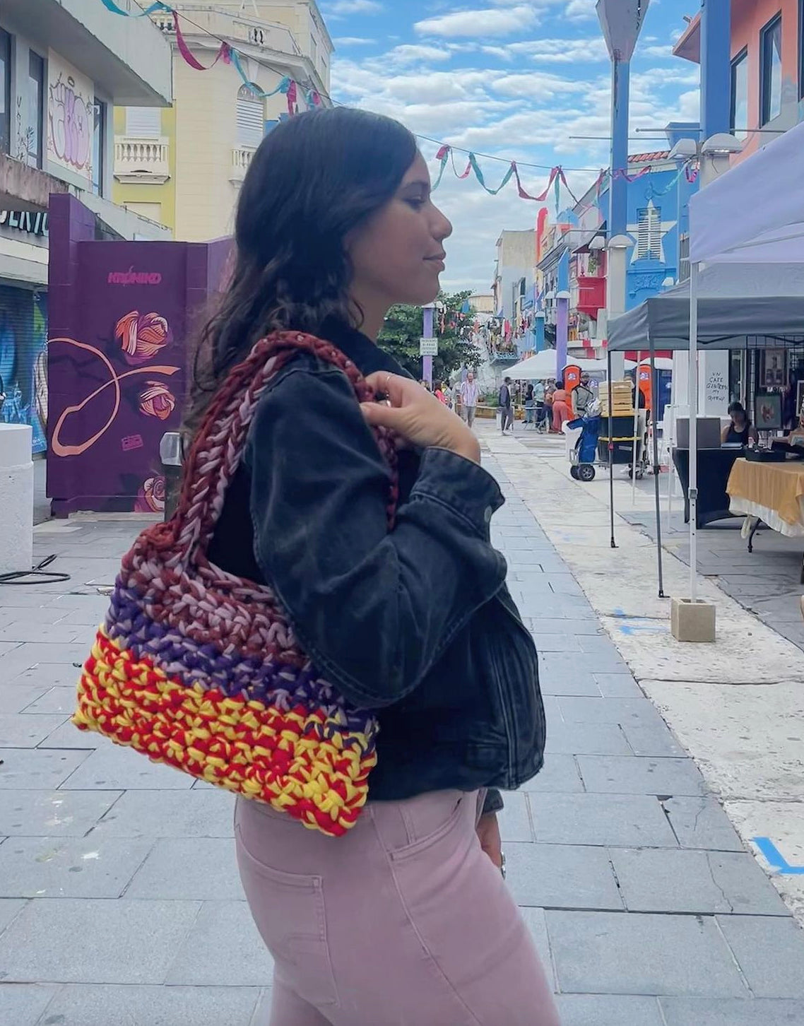 The Trendy Crochet Tote Bag
